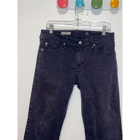 Adriano Goldschmied Mens The Protege Straight Leg Jeans Size 30x34 Black Denim - Picture 2 of 9